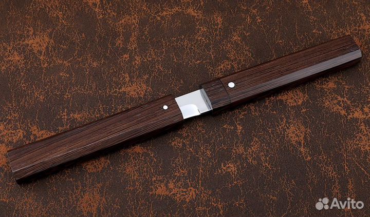 Нож Танто малый сталь Elmax, рукоять и ножны венге