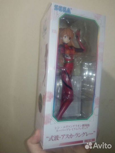 Аниме фигурка Аска в красном комбинезоне