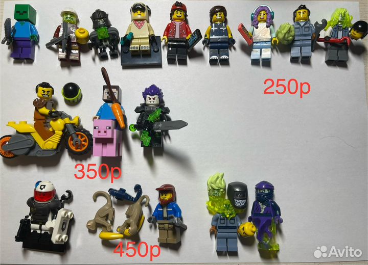 Lego минифигурки ninjago hidden side minecraft