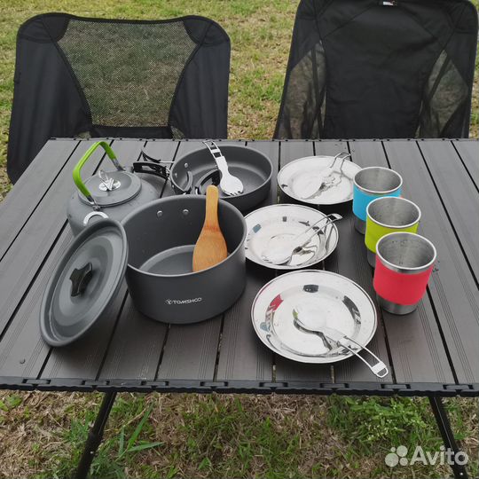 Набор посуды для кемпинга Tomshoo