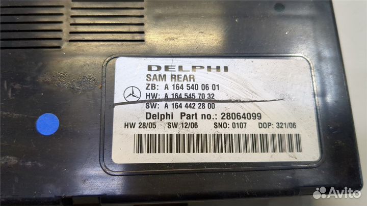 Блок управления SAM Mercedes ML W164, 2007