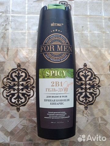 Мужской гель шампунь