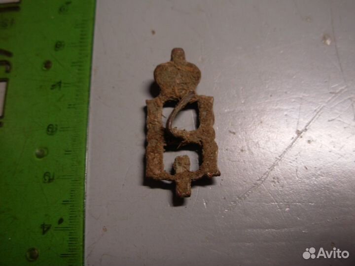 Петличный Знак Николай I Российская Империя Оригин