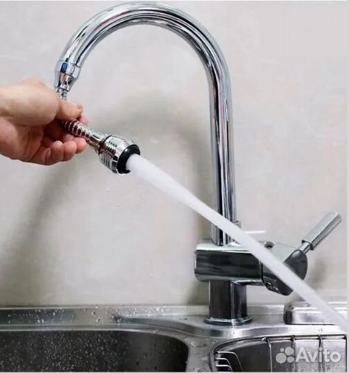 Насадка на кран гибкая, для экономии воды