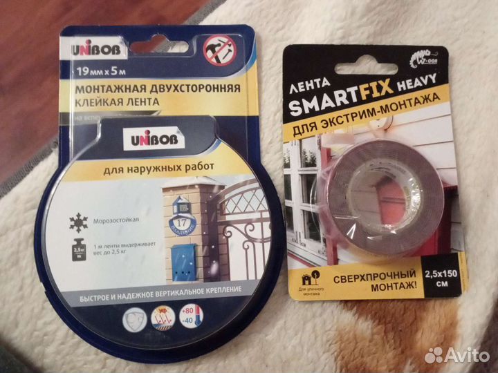 Монтажная Двухстороняя клеикая лента