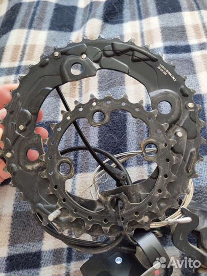 Манетка и переключатель deore