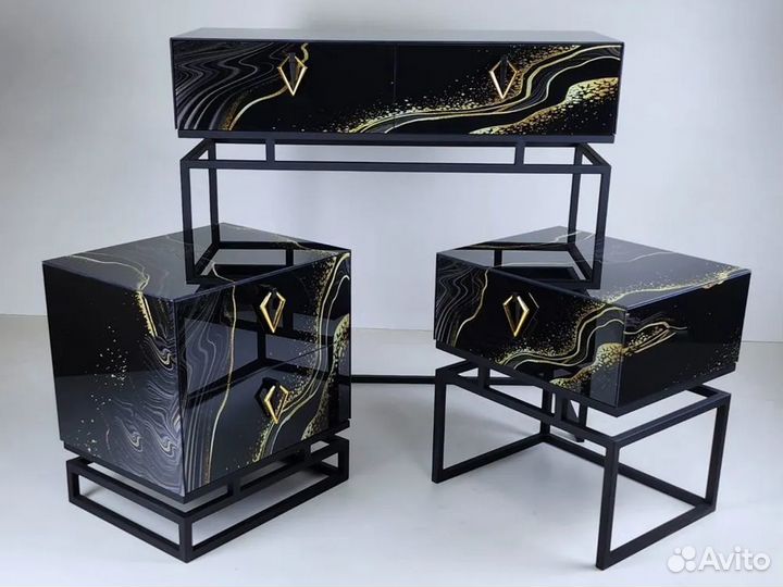 Прикроватная Тумба 3D 