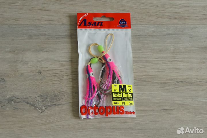 Крючки asari Twister Octopus Assist