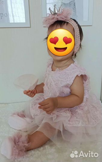 Платье для девочки 74 80 размер