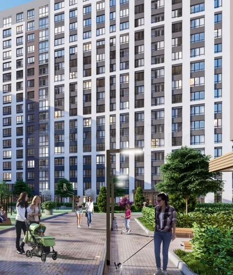 1-к. квартира, 29,9 м², 5/25 эт.