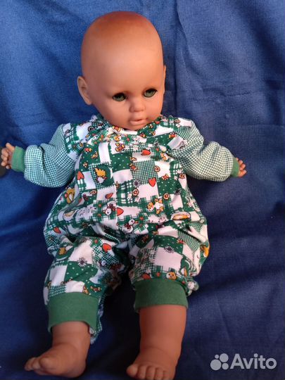 Мягконабивной пупс ГДР кукла СССР винтаж винтажная