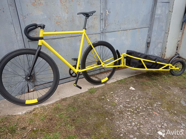 Шоссейный велосипед сингл/фикс / Велоприцеп