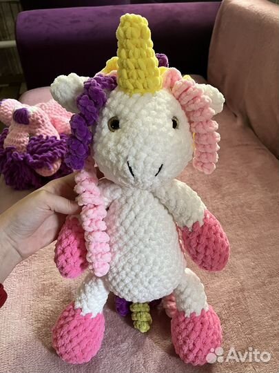 Вязаные игрушки ручной работы