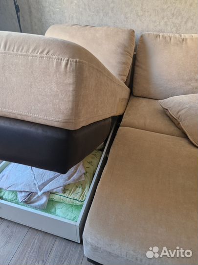 Большой угловой диван бу