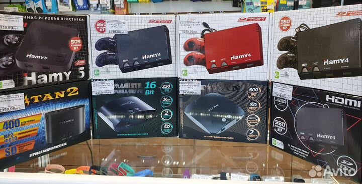 Игровые приставки денди и сега