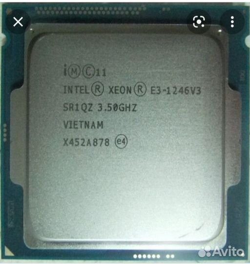Процессор Intel Xeon E3-1246 v3 (i7) 1150 сокет