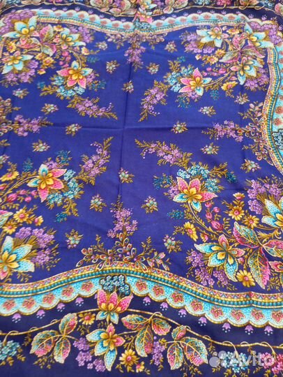 Павловопосадский платок шерсть