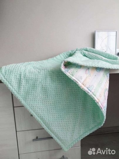 Детское одеяло в кроватку новое
