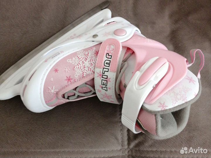 Коньки для девочки раздвижные, размер 30-33