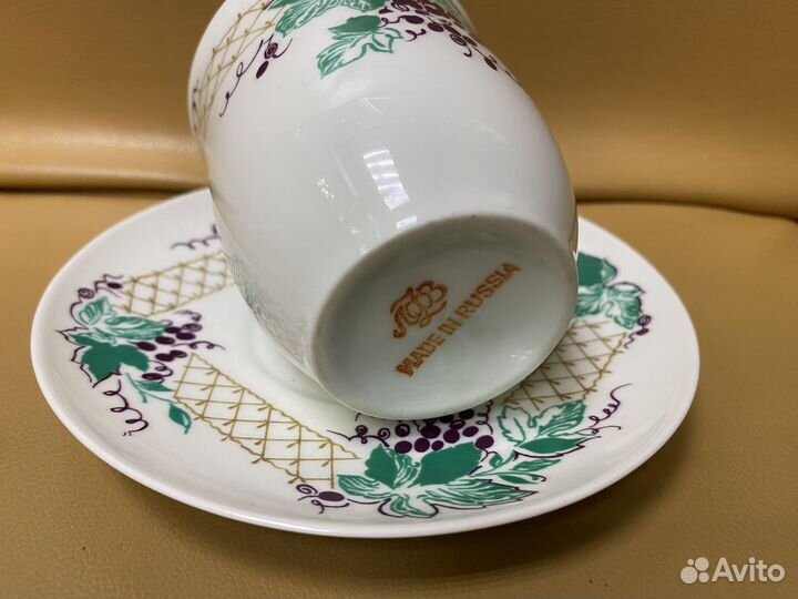 Кофейная пара лфз костяной фарфор