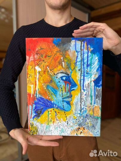 Картина 30х40 стильная. Hand made