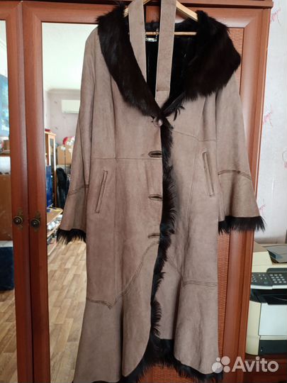 Дубленка натуральная женская 46 48