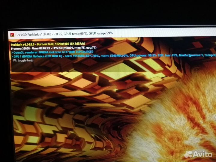 Видеокарта Asus gtx 1080 ti 11 gb