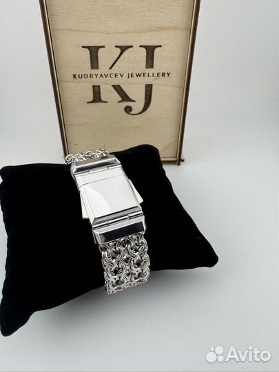 Серебряный браслет двойной Рамзес