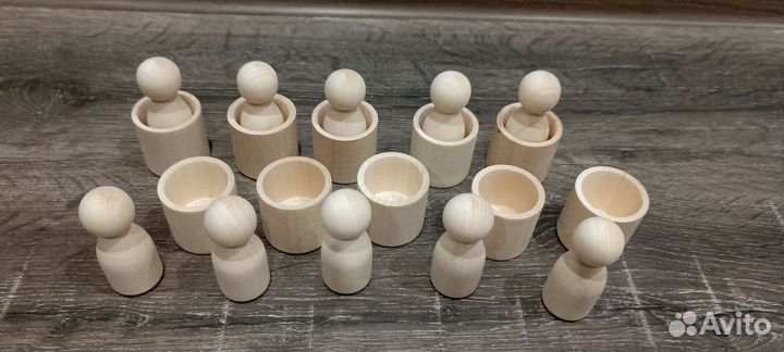 Заготовки для росписи Монтессори