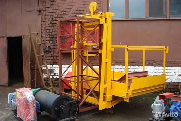 Мачтовый подъёмник грузовой пмг 500 - 2000 бу