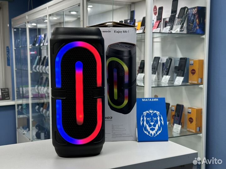 Беспроводная колонка ABS с подсветкой