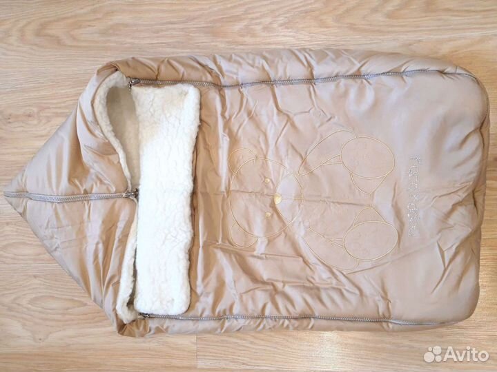 Утеплённый конверт для новорождённых