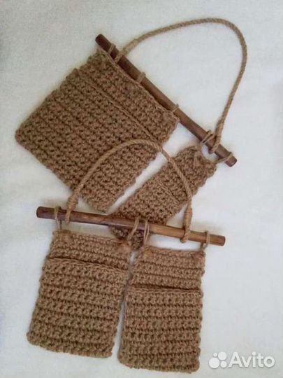 Органайзер подвесной из джута