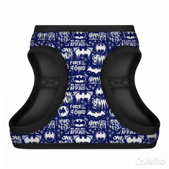 Waudog шлея для собак мягкая c QR паспортом, рисун