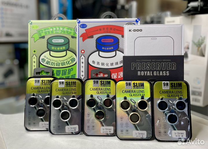 Защита камер + защ. стекло для iPhone 13 Pro Max