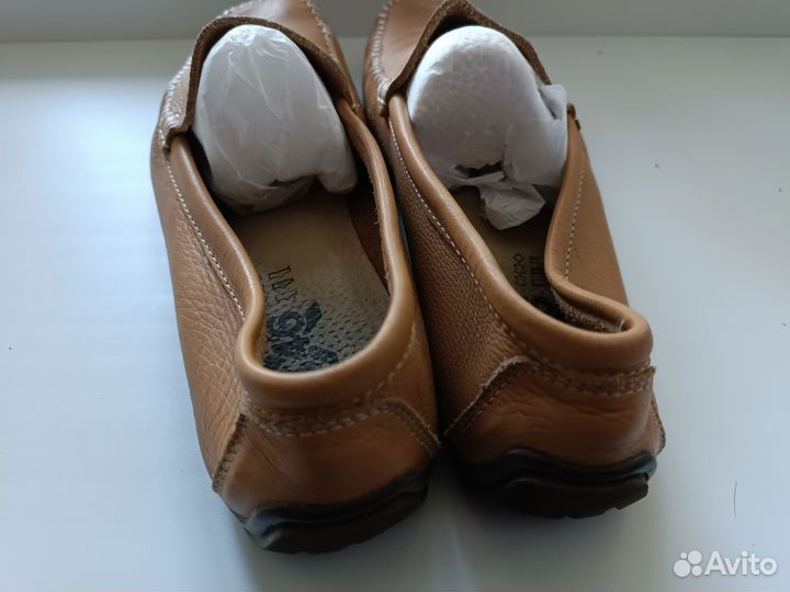 Мокасины мужские кожа