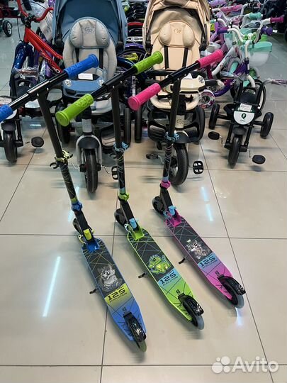 Самокат детский двухколесный 125 мм высота колеса