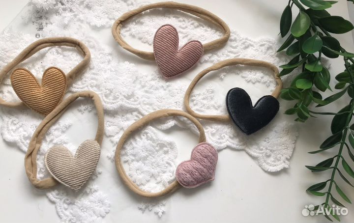 Повязки на голову для малышки на годик