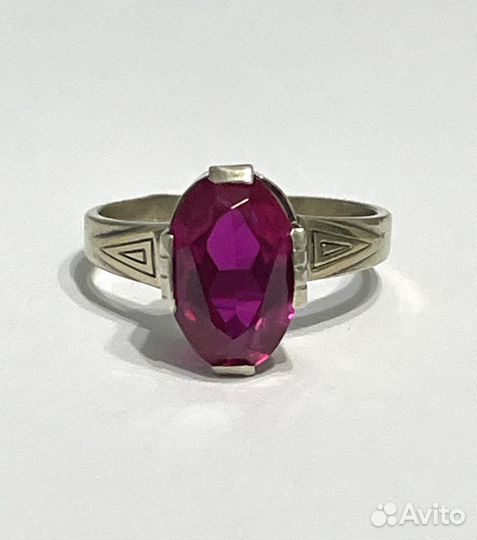 Серебряное кольцо СССР винтаж