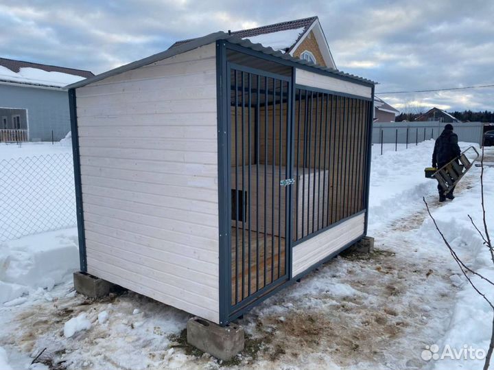 Вольер для собак опыт 6 лет