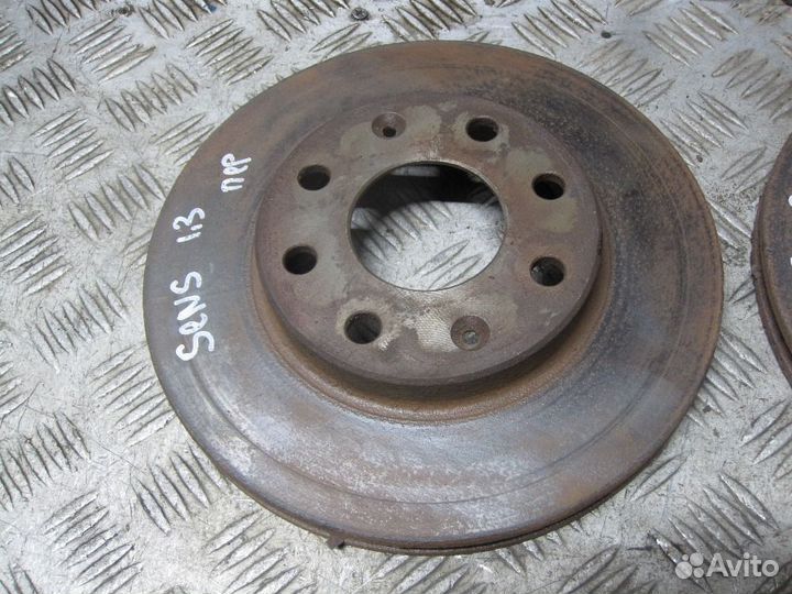 Диск тормозной передний к-кт ZAZ Sens 2004-2009