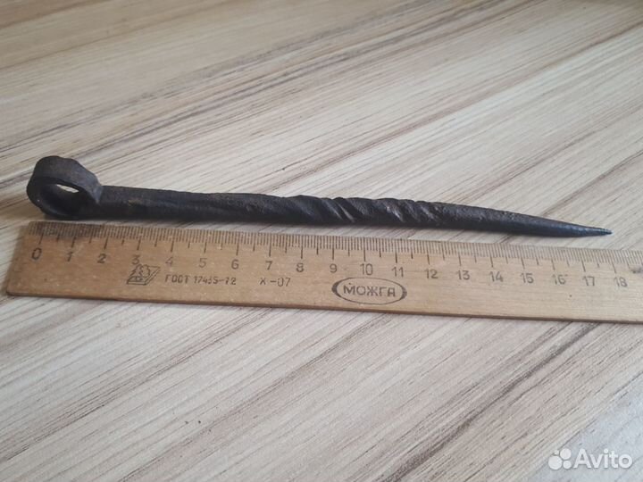 Однозубая вилка. Кованая, 17 век