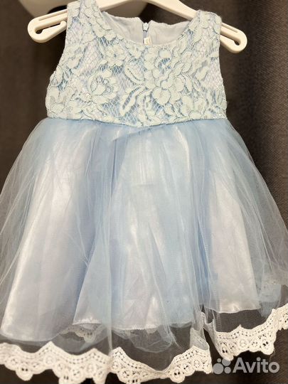 Нарядное платье для девочки 86 92