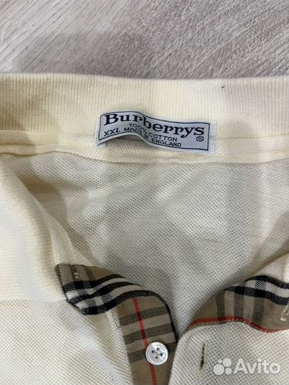 Винтажное поло burberry burberrys old money