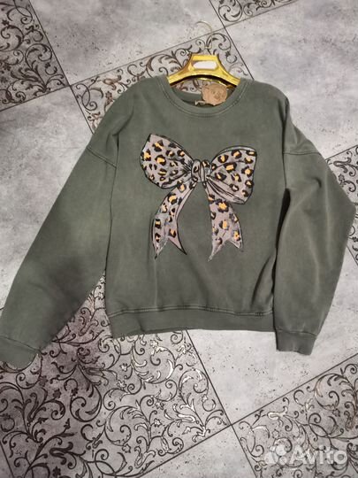 Свитшот женский. Италия. Бант. М, L
