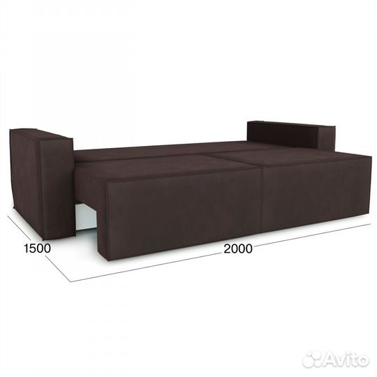 Диван кровать прямой Beneli лофт раскладной, с ящи