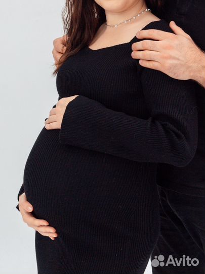 Платье трикотажное