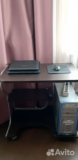 Компьютерный стол бу на колесиках