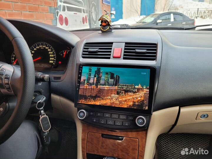 Android магнитола для Honda Accord 7, есть Teyes