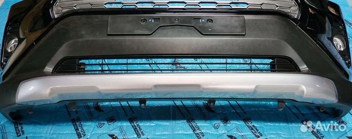 Передний бампер рав 4 50 в сборе без дефектов